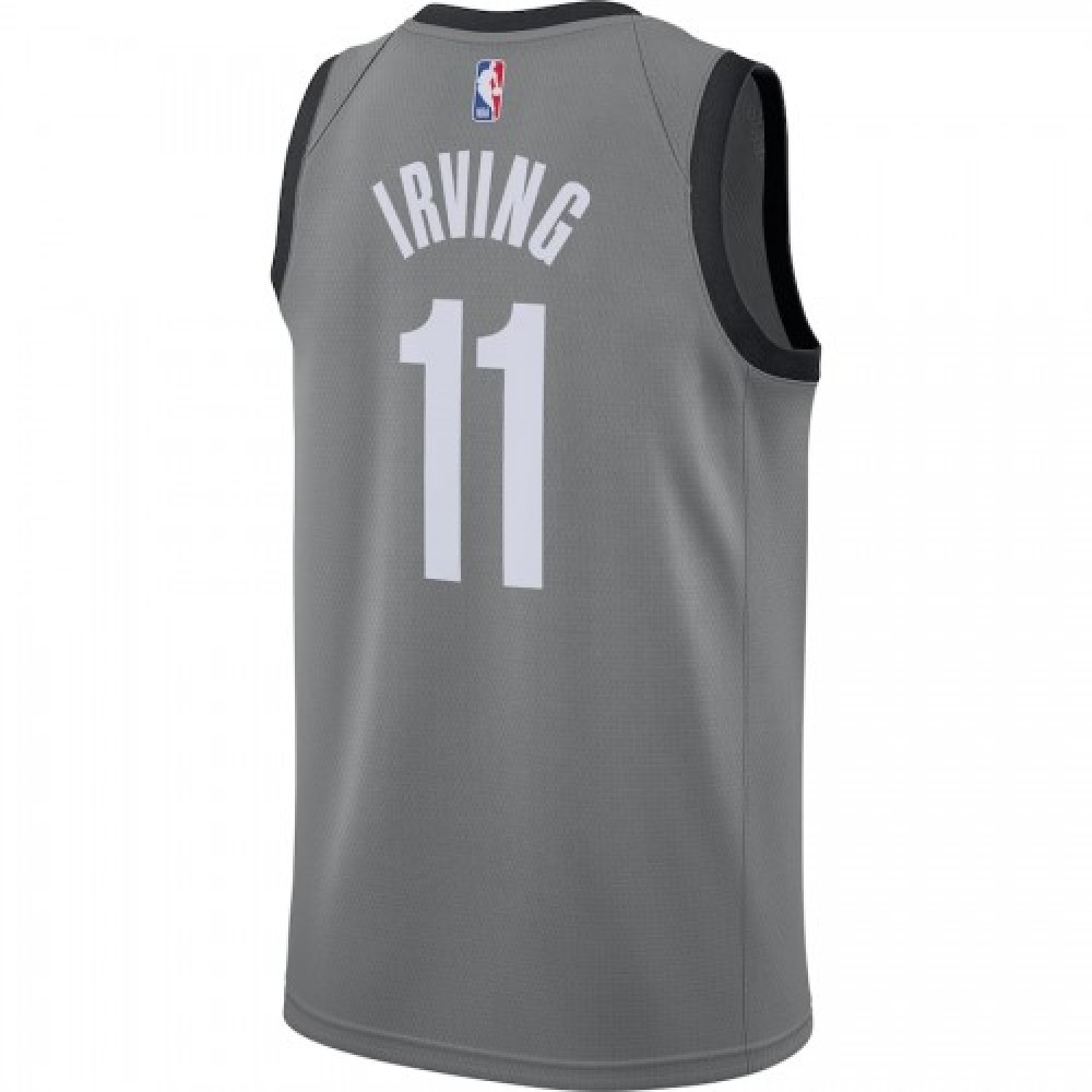 Men's Brooklyn Nets Kyrie Irving #11 Jordan Gray 2020/21 Swingman Jersey - Statement Edition-Pro Kit Vault | Brand New 26/27 Sports Jerseys